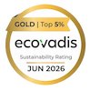 EcoVadis GOLD Top 5%